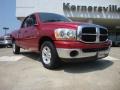 2006 Inferno Red Crystal Pearl Dodge Ram 1500 SLT Quad Cab  photo #1