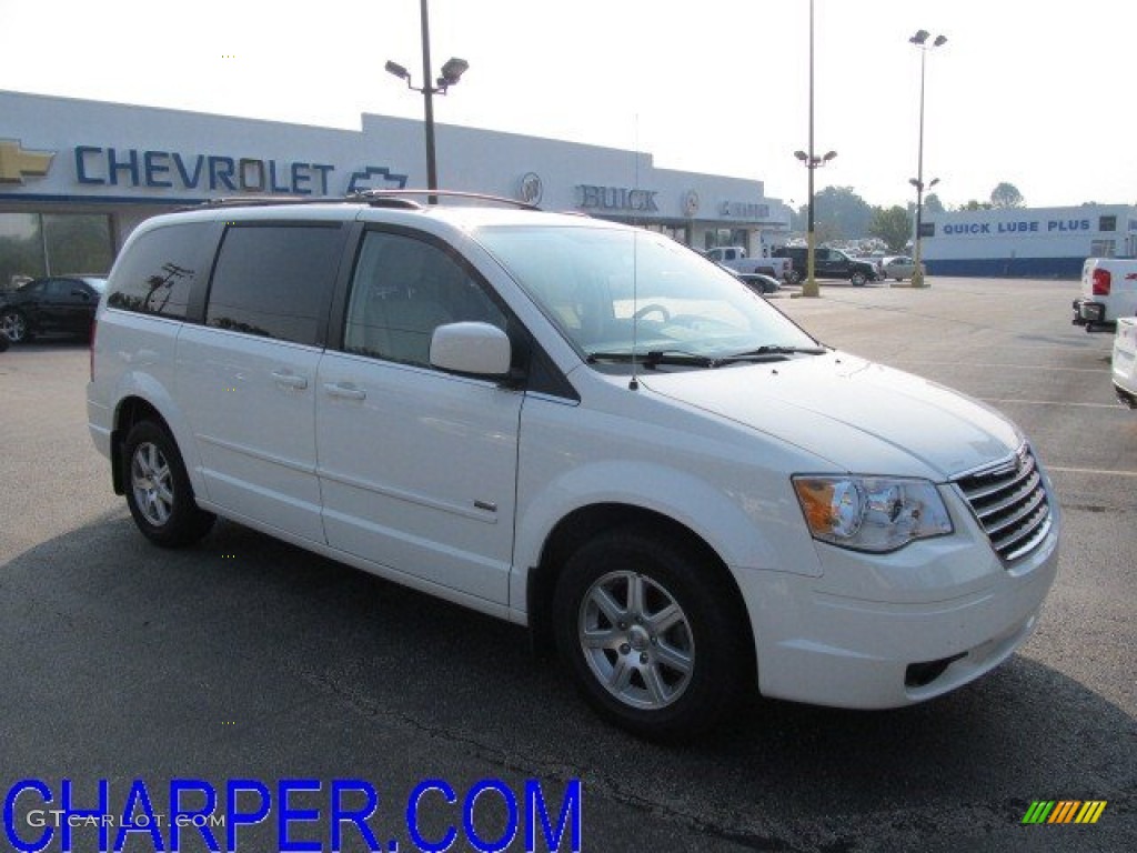 2008 Town & Country Touring - Stone White / Medium Slate Gray/Light Shale photo #1