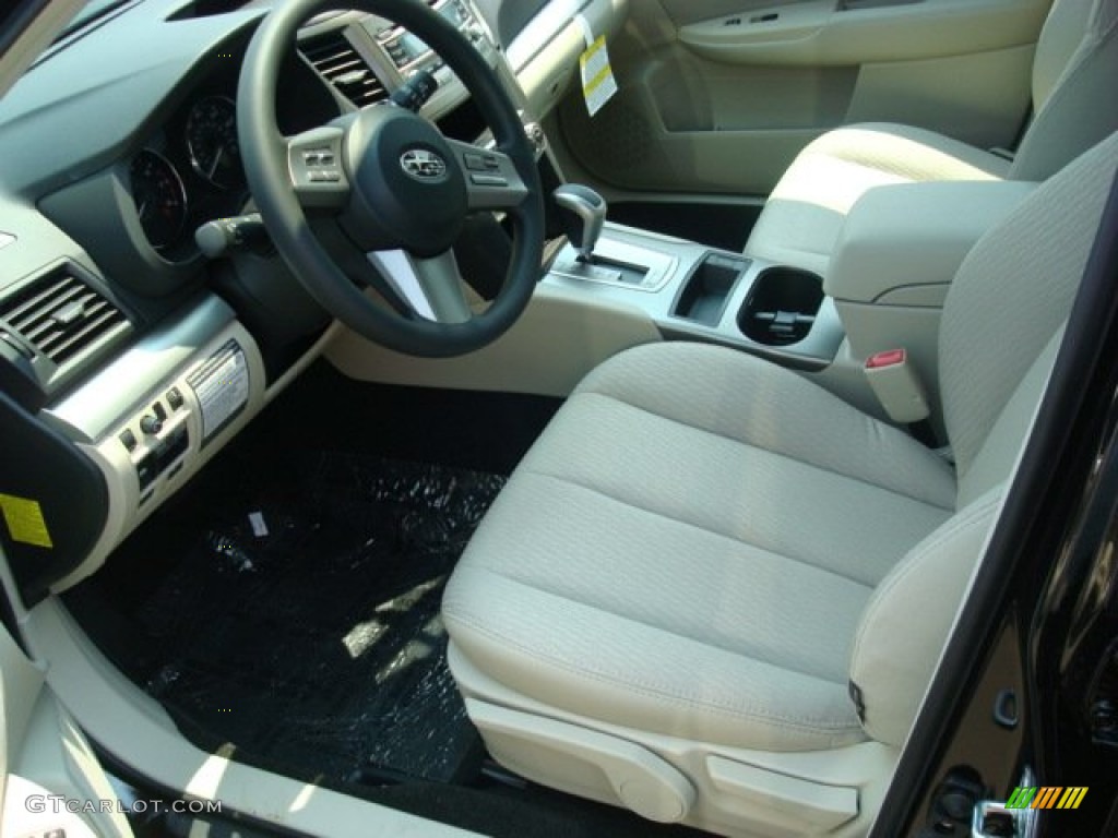 2011 Outback 2.5i Wagon - Crystal Black Silica / Warm Ivory photo #2