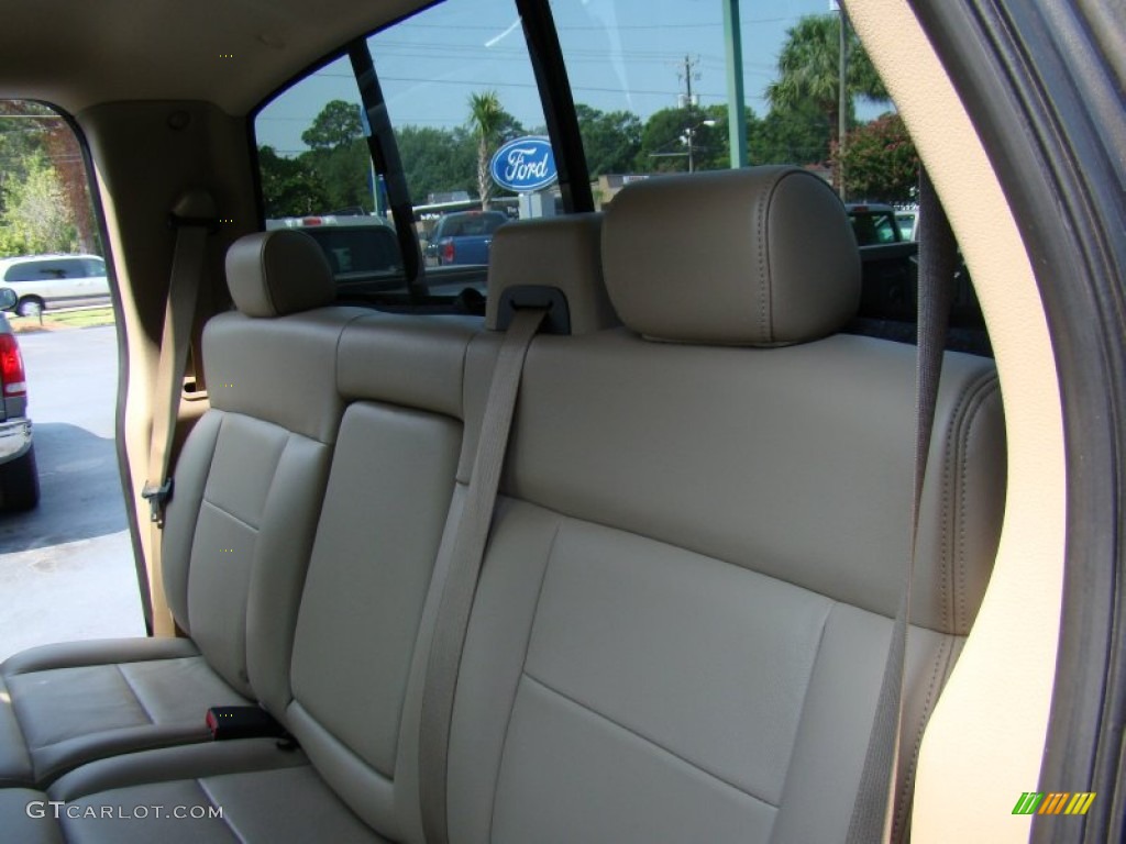 2006 F150 Lariat SuperCrew 4x4 - Dark Stone Metallic / Tan photo #13