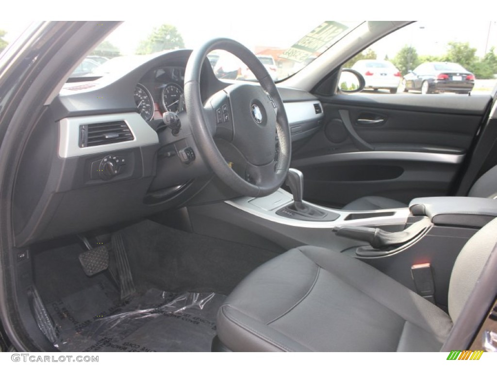 2008 3 Series 335xi Sedan - Jet Black / Black Dakota Leather photo #9