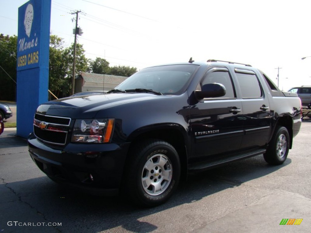 2007 Avalanche LT - Dark Blue Metallic / Ebony/Light Cashmere photo #4