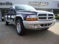 2004 Patriot Blue Pearl Dodge Dakota SLT Quad Cab  photo #1