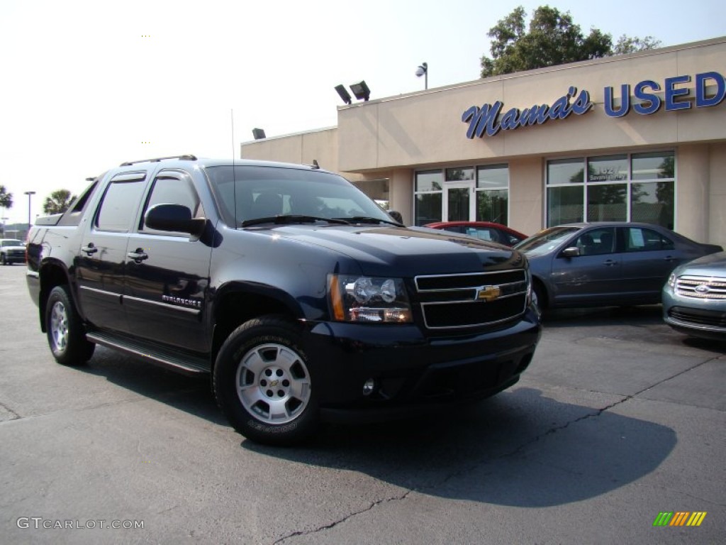 2007 Avalanche LT - Dark Blue Metallic / Ebony/Light Cashmere photo #30