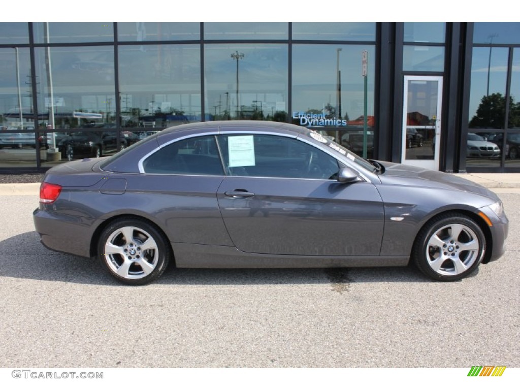 2008 3 Series 328i Convertible - Sparkling Graphite Metallic / Black photo #4