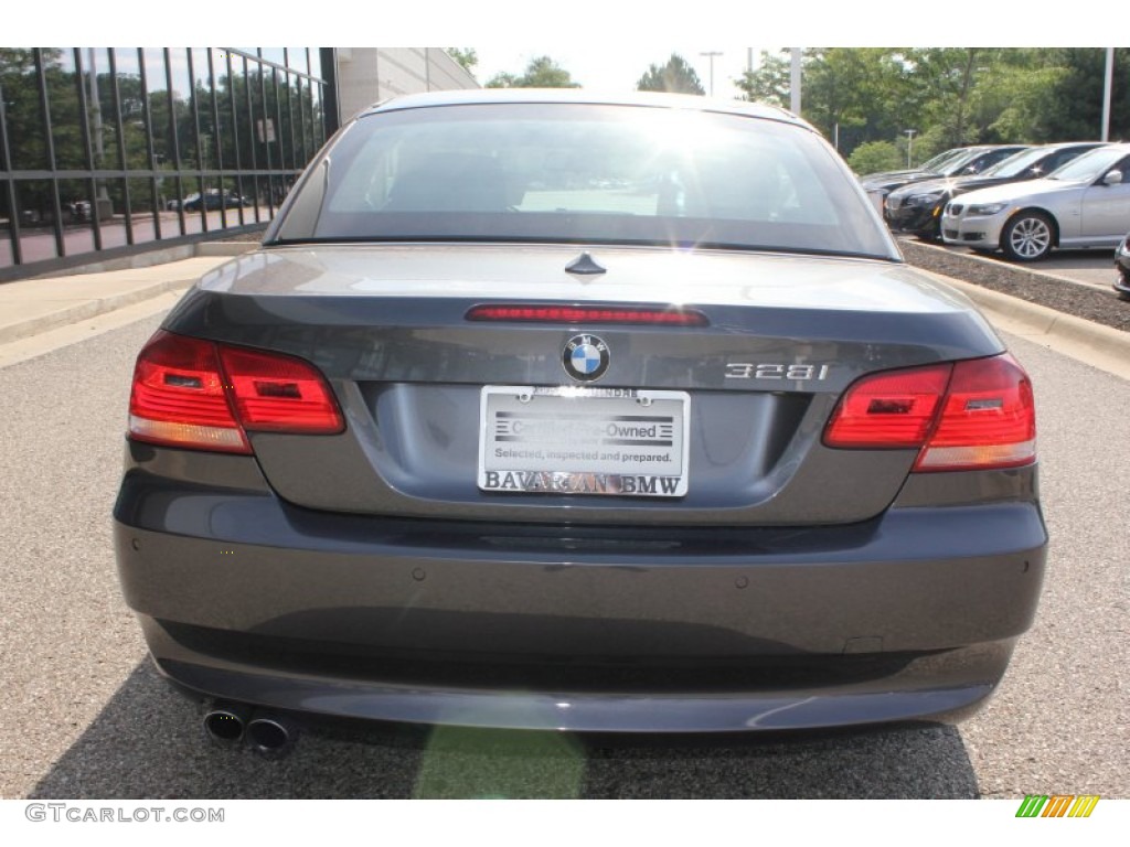 2008 3 Series 328i Convertible - Sparkling Graphite Metallic / Black photo #6