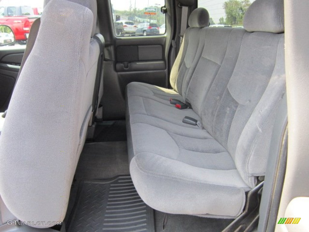 Dark Pewter Interior 2004 GMC Sierra 1500 SLE Extended Cab 4x4 Photo #52071614
