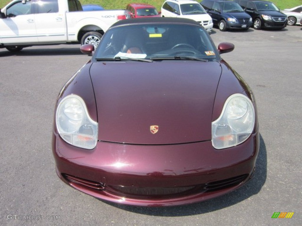 2004 Boxster  - Carmon Red Metallic / Black photo #2