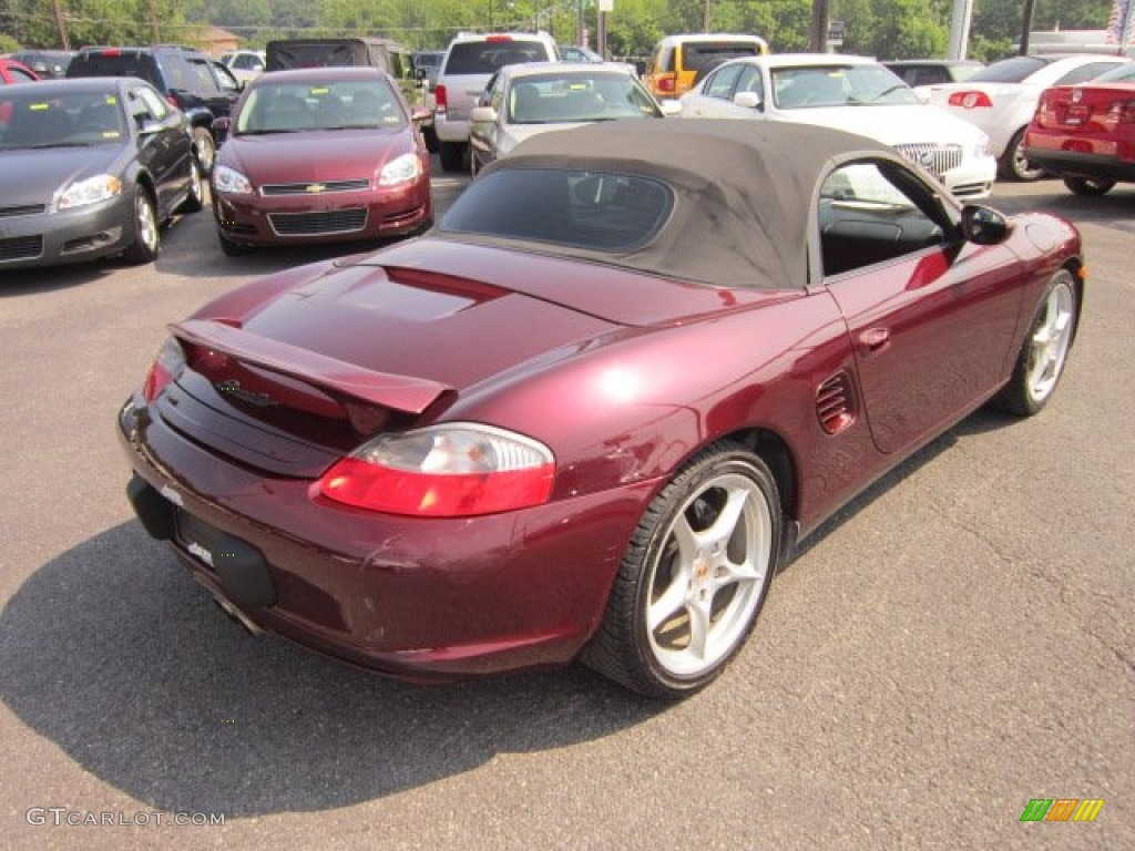 2004 Boxster  - Carmon Red Metallic / Black photo #7