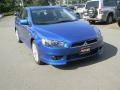 2009 Octane Blue Pearl Mitsubishi Lancer GTS  photo #5