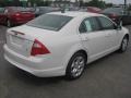 2012 White Platinum Tri-Coat Ford Fusion SEL  photo #4