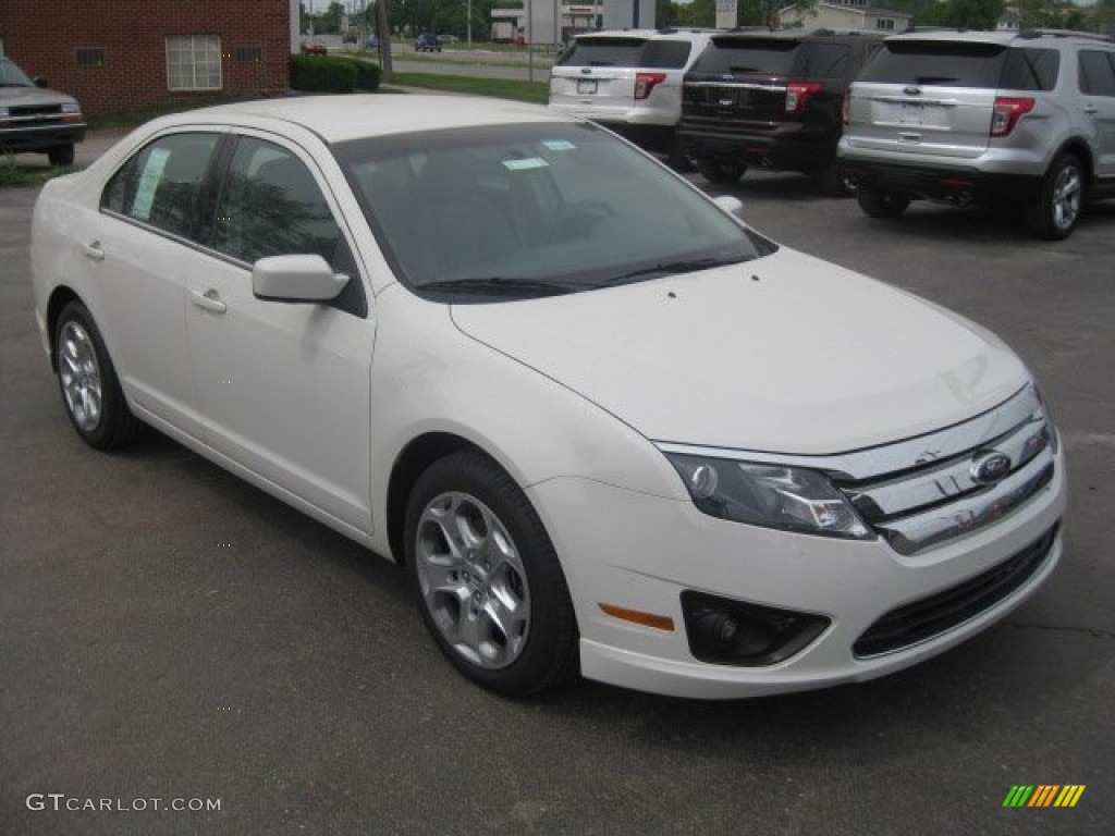 White Suede 2012 Ford Fusion SEL V6 Exterior Photo #52073594