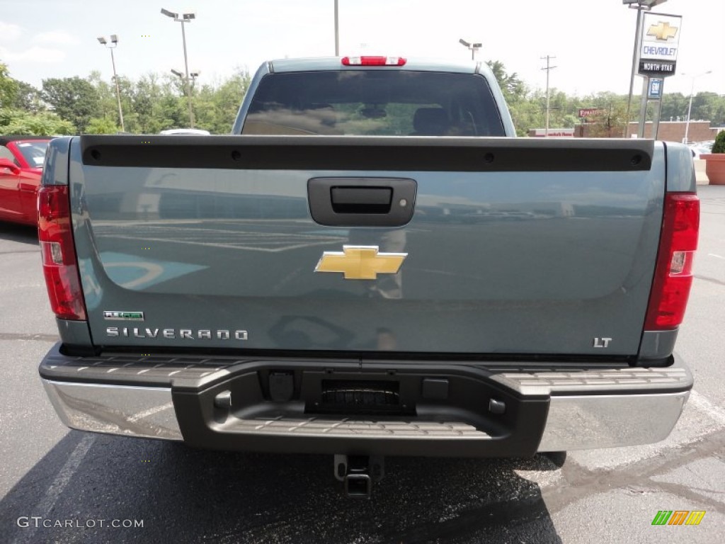 2011 Silverado 1500 LT Crew Cab 4x4 - Blue Granite Metallic / Ebony photo #6