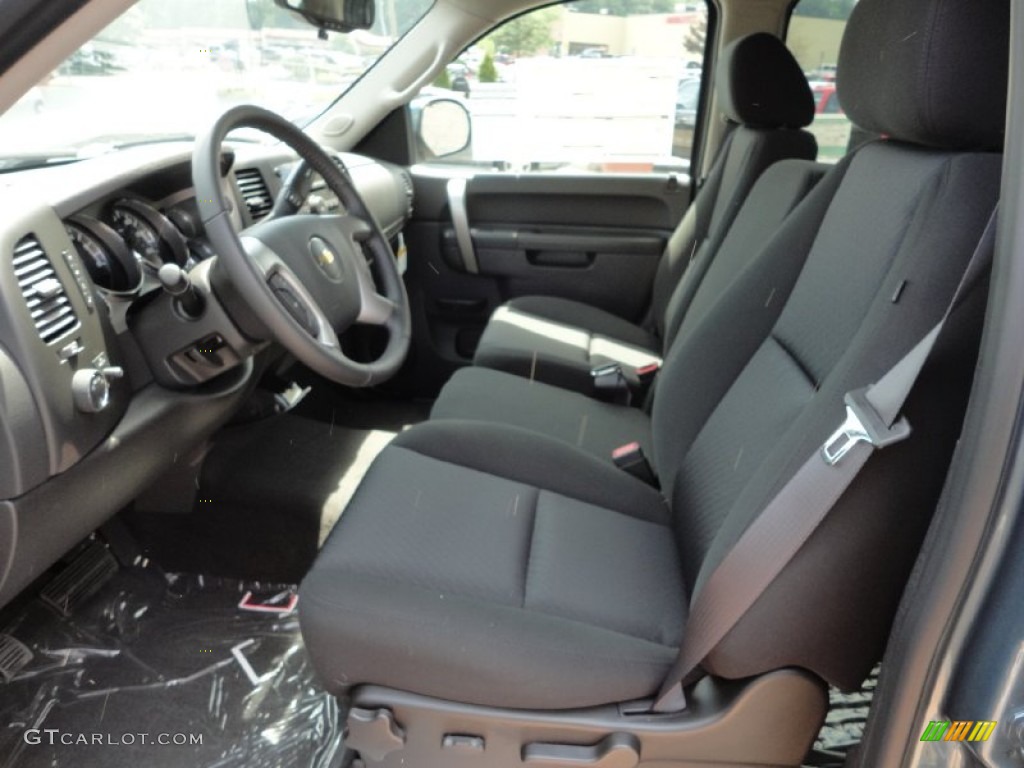 2011 Silverado 1500 LT Crew Cab 4x4 - Blue Granite Metallic / Ebony photo #10