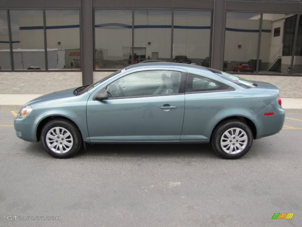 Silver Moss Metallic 2010 Chevrolet Cobalt XFE Coupe Exterior Photo #52074200