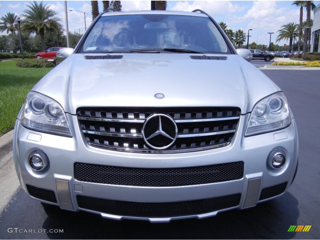 2008 ML 63 AMG 4Matic - Iridium Silver Metallic / Black photo #3