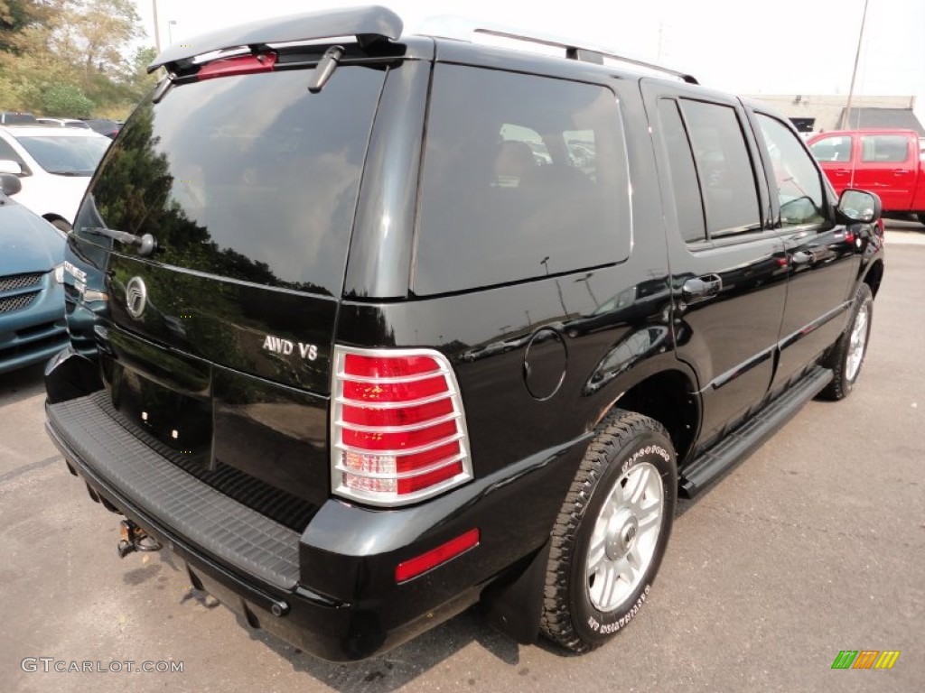 2004 Mountaineer V8 Premier AWD - Black Clearcoat / Medium Dark Parchment photo #7