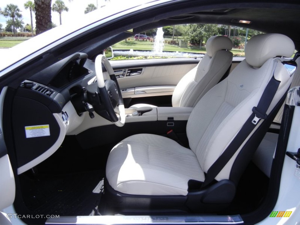 Cashmere/Black Interior 2010 Mercedes-Benz CL 550 4Matic Photo #52075562