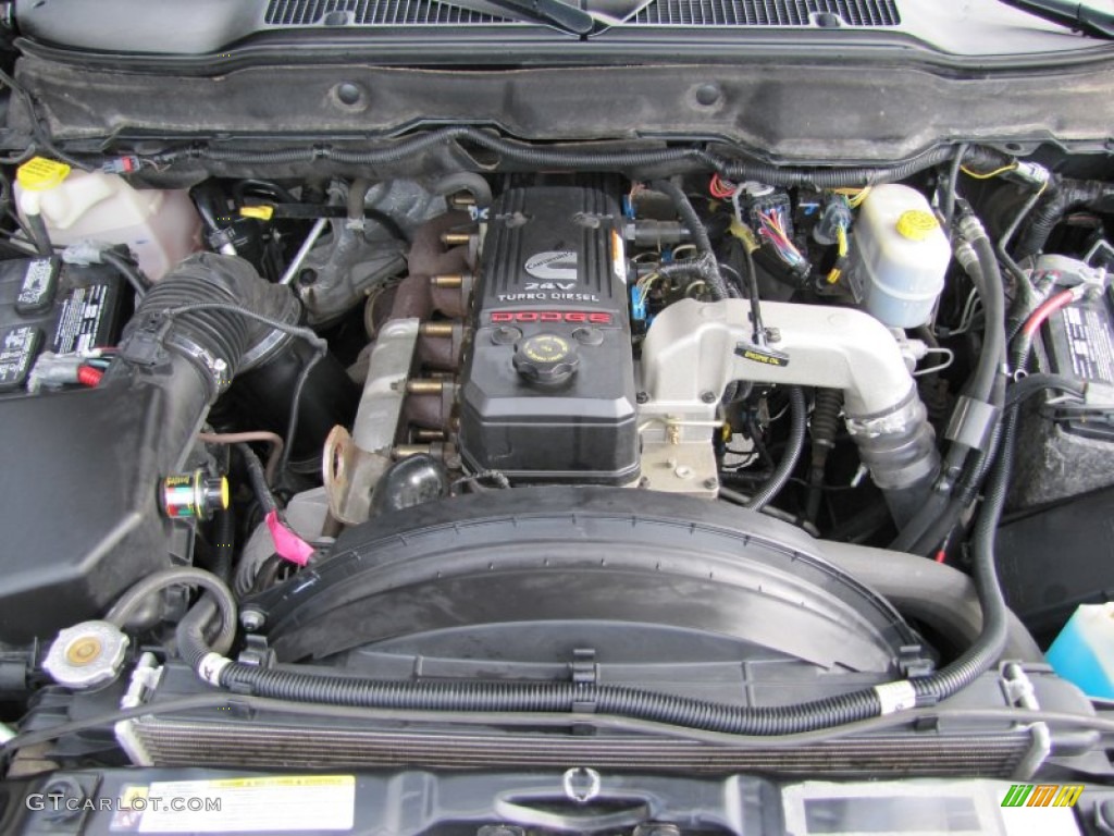 2007 Dodge Ram 3500 Laramie Quad Cab 4x4 5.9 Liter OHV 24-Valve Turbo Diesel Inline 6 Cylinder Engine Photo #52075985