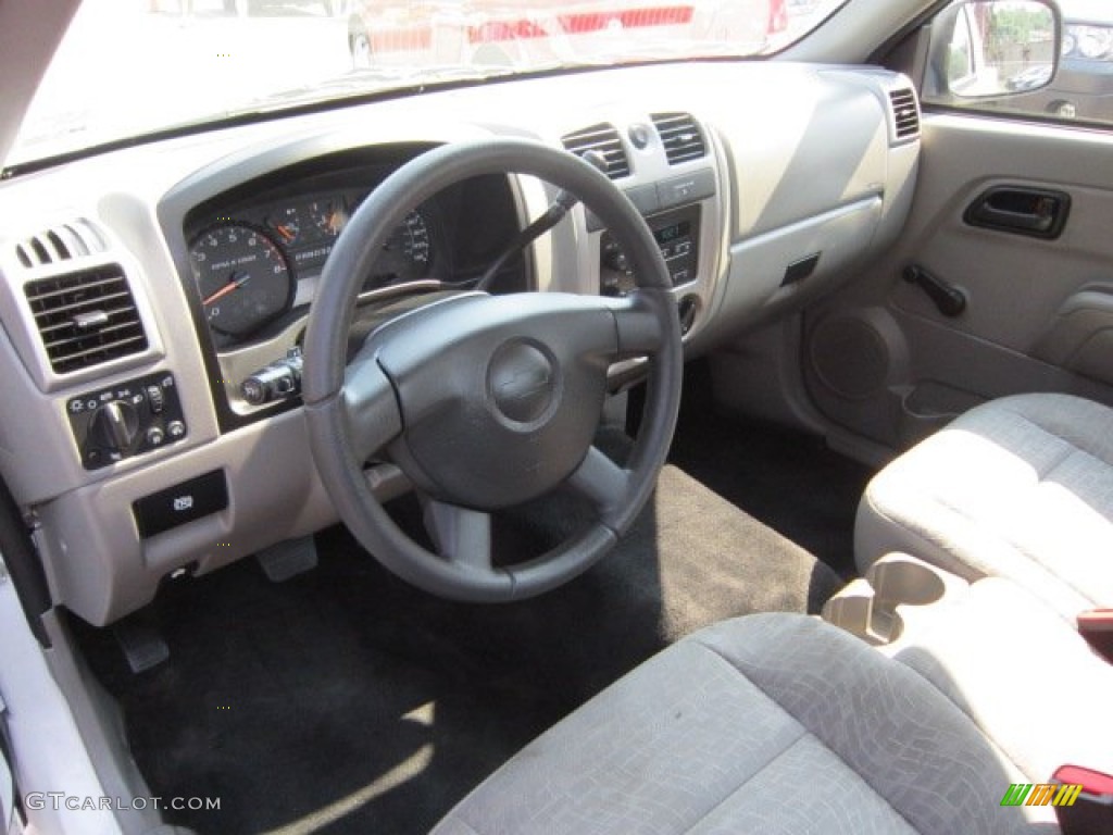 Medium Pewter Interior 2008 Chevrolet Colorado LS Regular Cab Photo #52076240