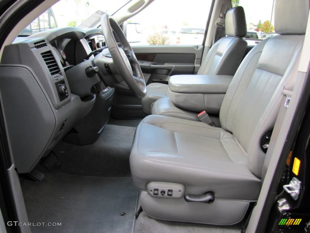 Medium Slate Gray Interior 2008 Dodge Ram 3500 SLT Quad Cab 4x4 Photo #52076594