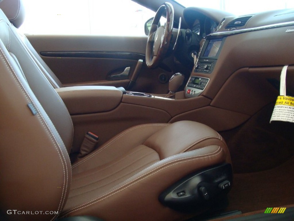 Marrone Corniola Interior 2010 Maserati GranTurismo Convertible GranCabrio Photo #52077223