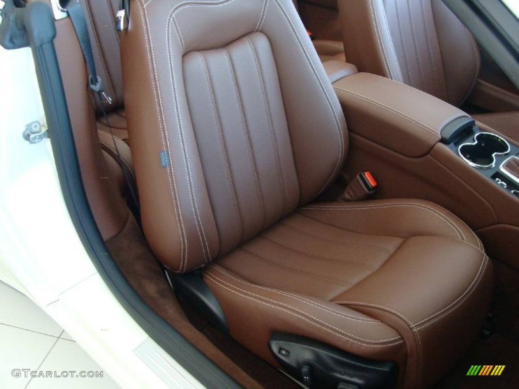 Marrone Corniola Interior 2010 Maserati GranTurismo Convertible GranCabrio Photo #52077260