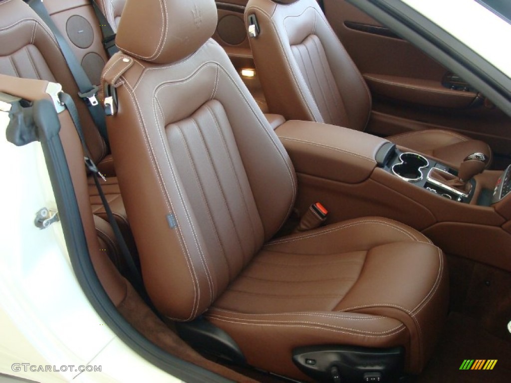 Marrone Corniola Interior 2010 Maserati GranTurismo Convertible GranCabrio Photo #52077263