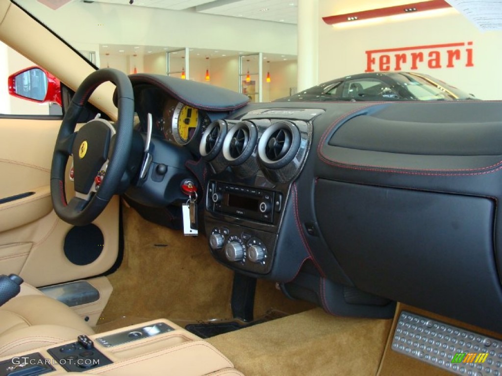 2008 Ferrari F430 Coupe F1 Beige Dashboard Photo #52077722