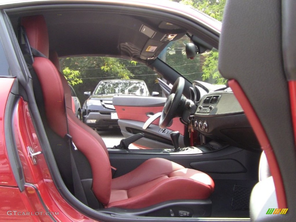 Imola Red Interior 2007 BMW M Coupe Photo #52077728