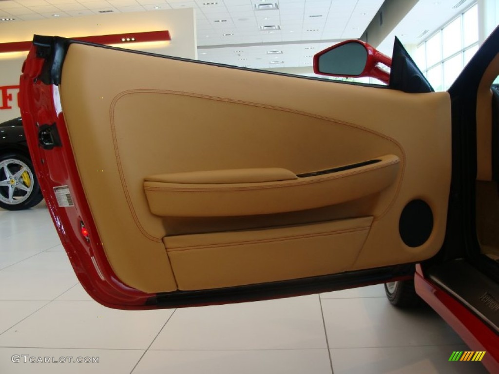 2008 Ferrari F430 Coupe F1 Beige Door Panel Photo #52077746