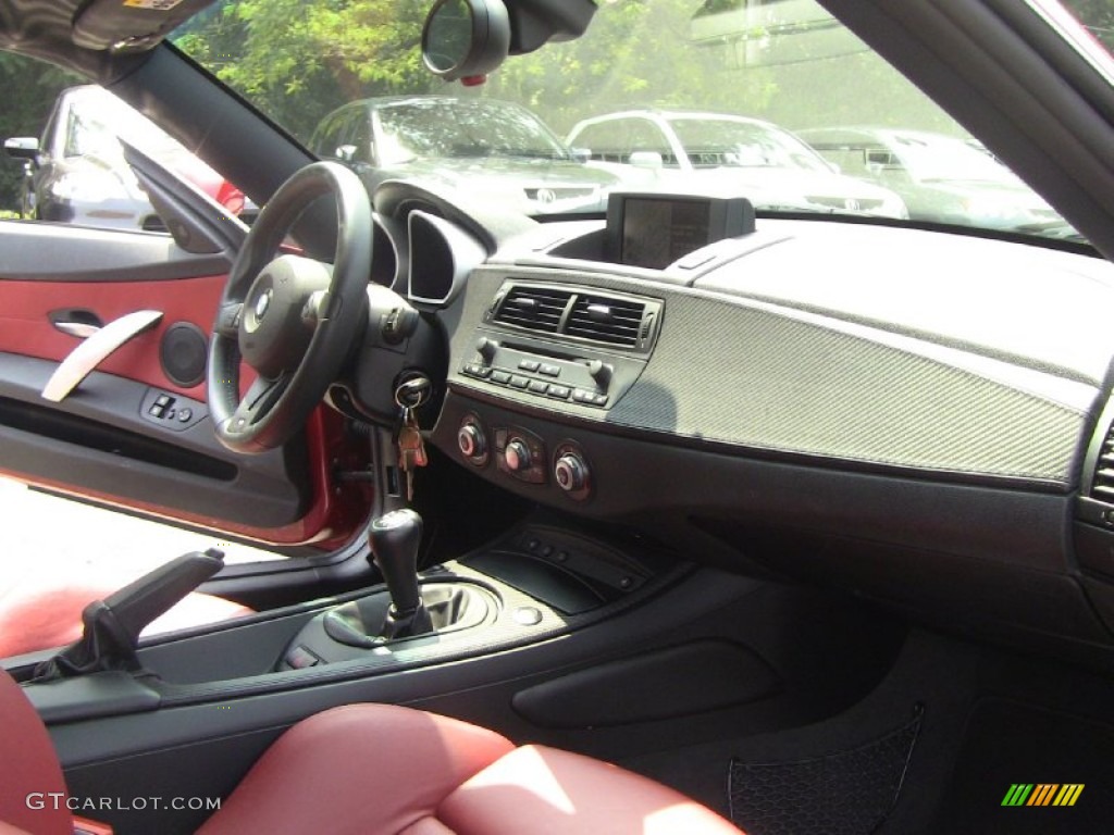 2007 BMW M Coupe Imola Red Dashboard Photo #52077761