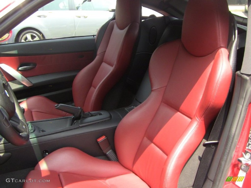 Imola Red Interior 2007 BMW M Coupe Photo #52077776
