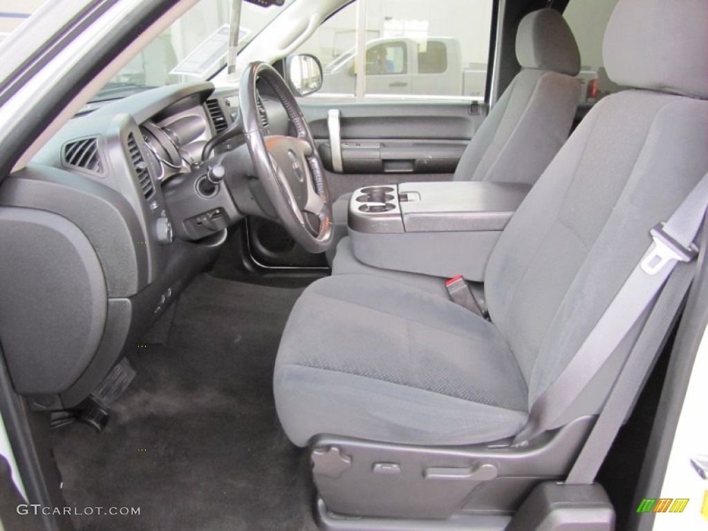 Ebony Interior 2008 GMC Sierra 1500 SLE Extended Cab 4x4 Photo #52077995
