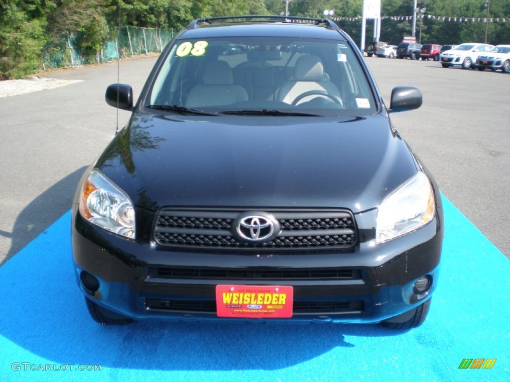 2008 RAV4 4WD - Black / Ash photo #4
