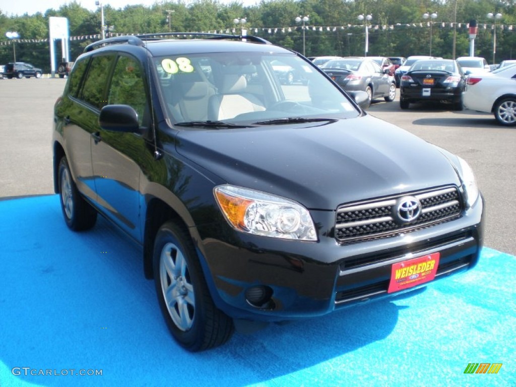 2008 RAV4 4WD - Black / Ash photo #5