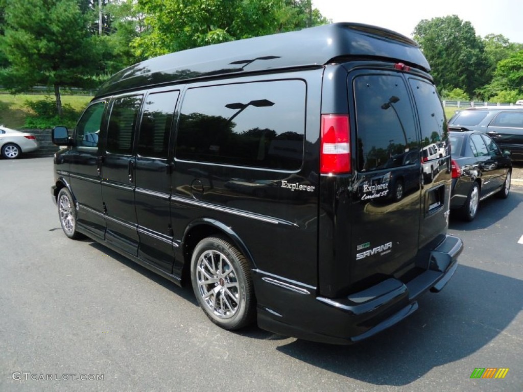 2011 Savana Van LT Conversion - Onyx Black / Medium Pewter photo #5