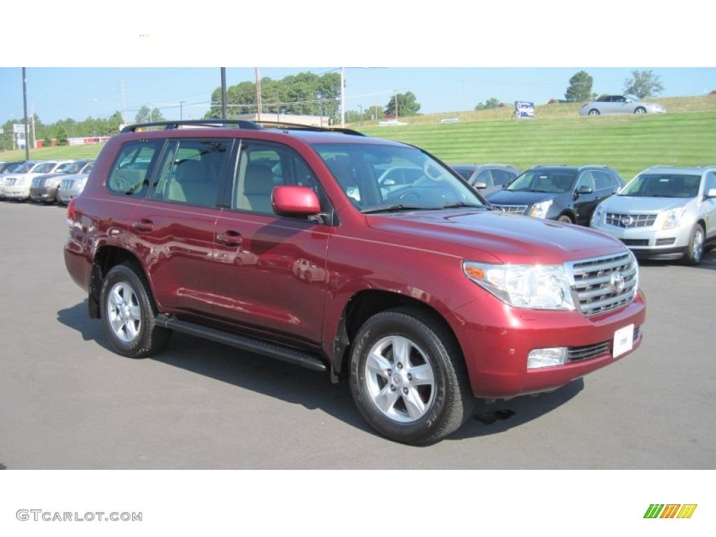 Salsa Red Pearl 2008 Toyota Land Cruiser Standard Land Cruiser Model Exterior Photo #52079690