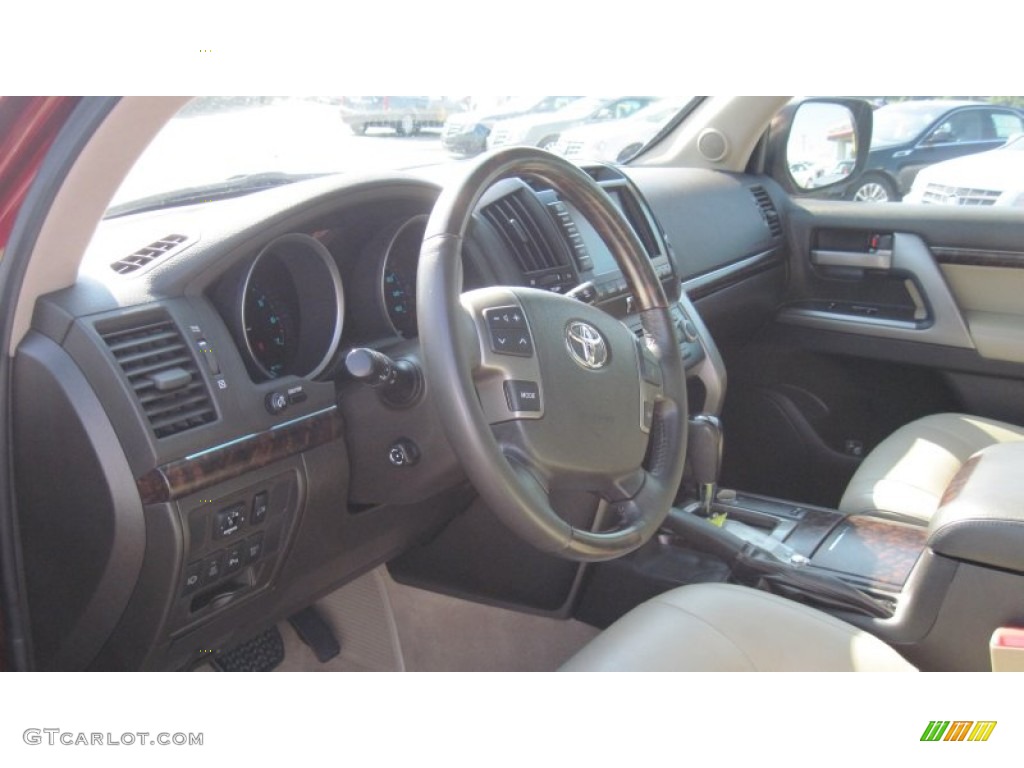 Sand Beige Interior 2008 Toyota Land Cruiser Standard Land Cruiser Model Photo #52079798
