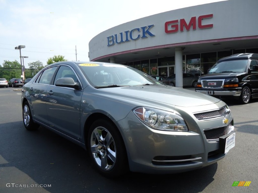 2008 Malibu LT Sedan - Golden Pewter Metallic / Titanium Gray photo #1