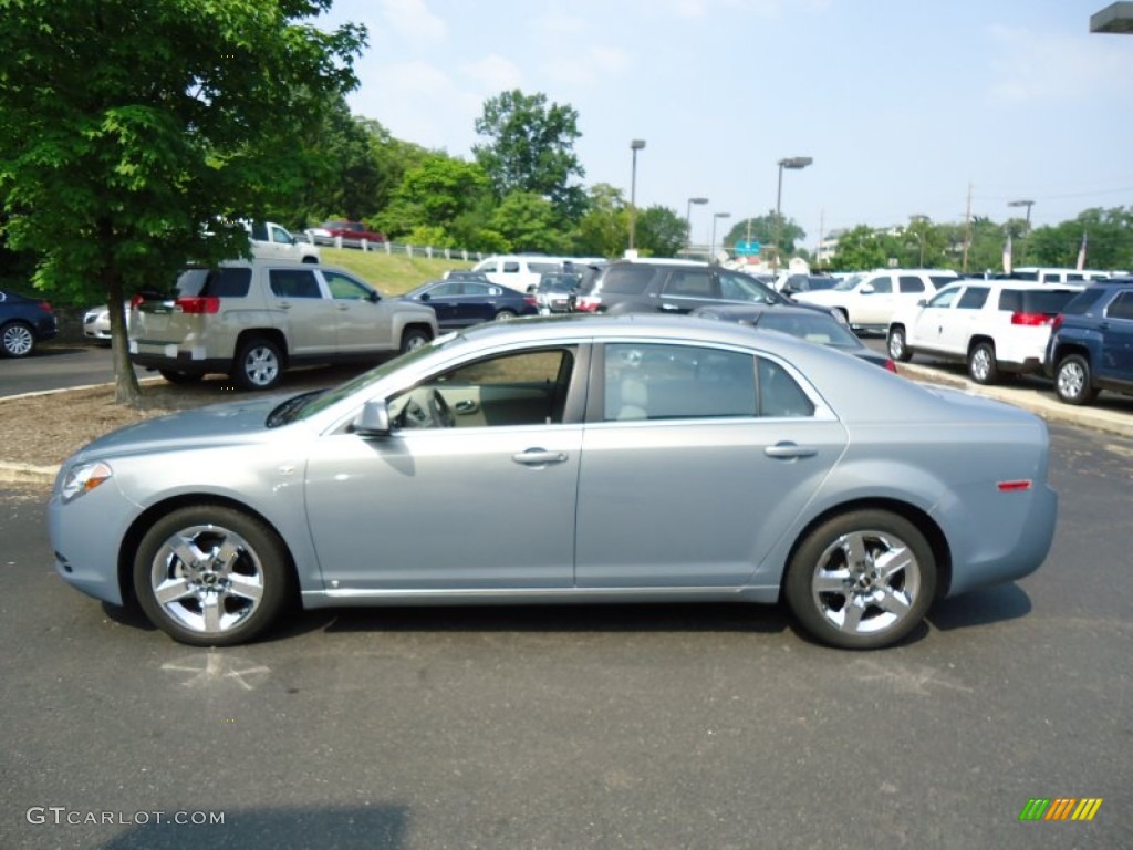 2008 Malibu LT Sedan - Golden Pewter Metallic / Titanium Gray photo #4