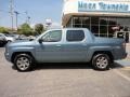 2007 Steel Blue Metallic Honda Ridgeline RTX  photo #2