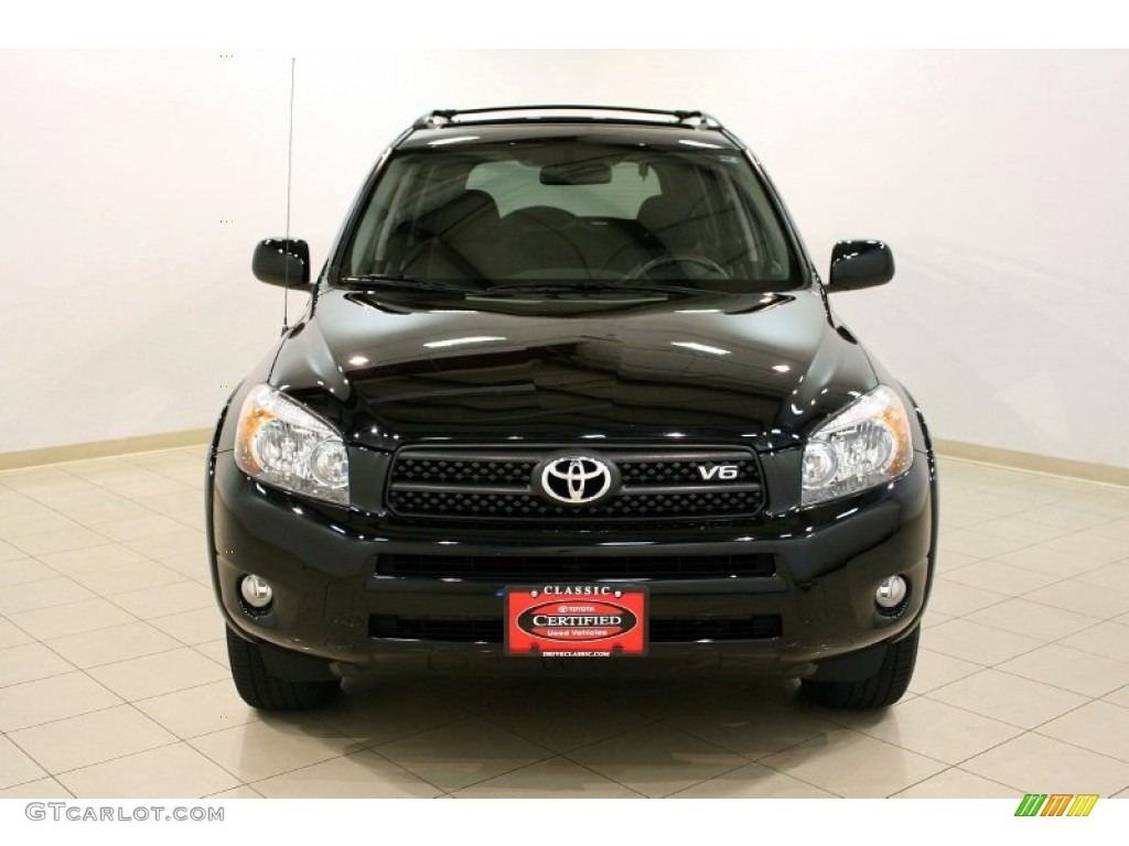 2008 RAV4 Sport V6 4WD - Black / Dark Charcoal photo #2