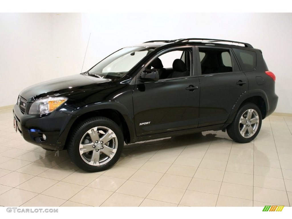 2008 RAV4 Sport V6 4WD - Black / Dark Charcoal photo #3