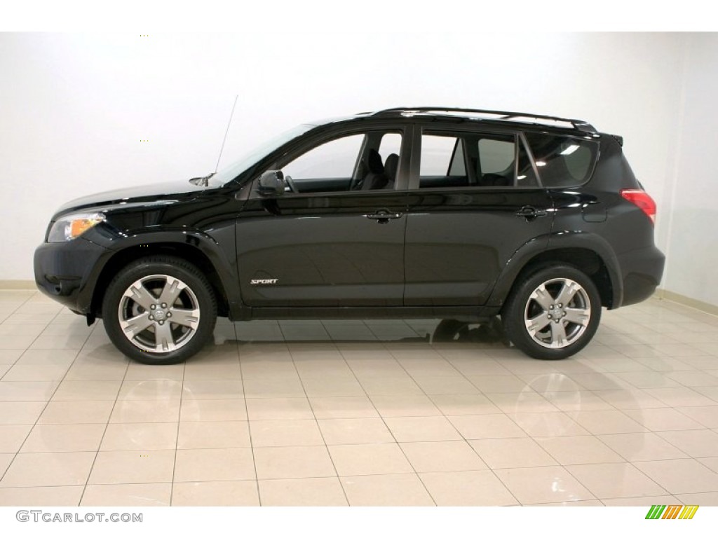 2008 RAV4 Sport V6 4WD - Black / Dark Charcoal photo #4