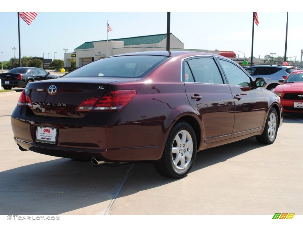 2008 Avalon XL - Cassis Red Pearl / Ivory Beige photo #5