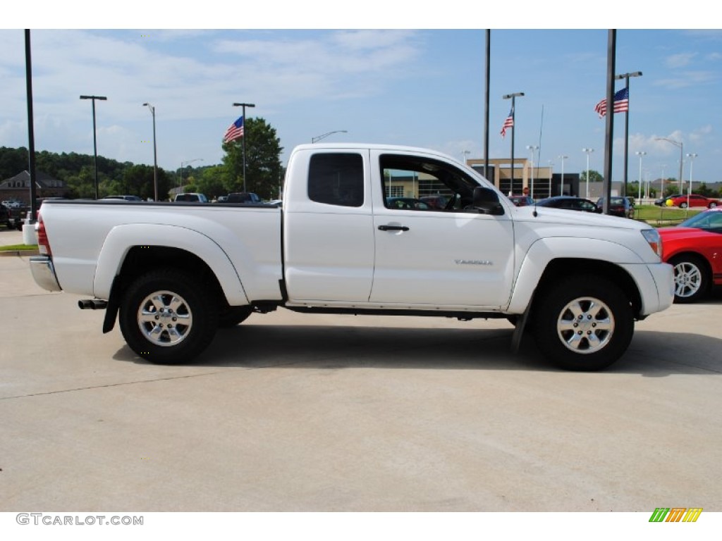 Super White 2009 Toyota Tacoma V6 PreRunner Access Cab Exterior Photo #52083227