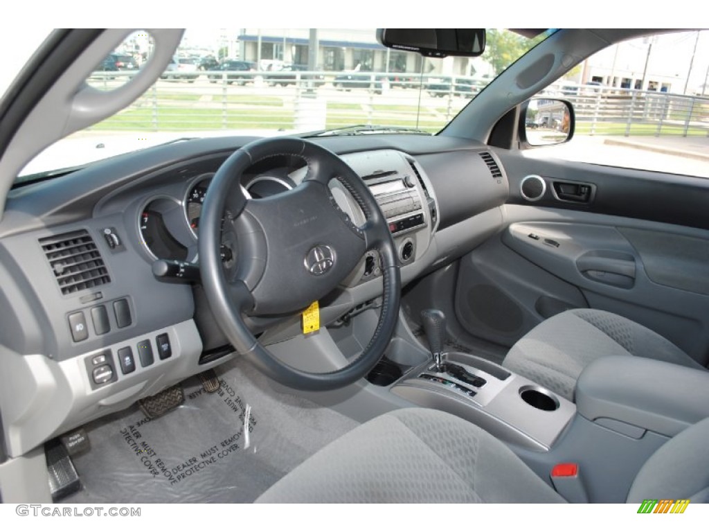 Graphite Gray Interior 2009 Toyota Tacoma V6 PreRunner Access Cab Photo #52083305