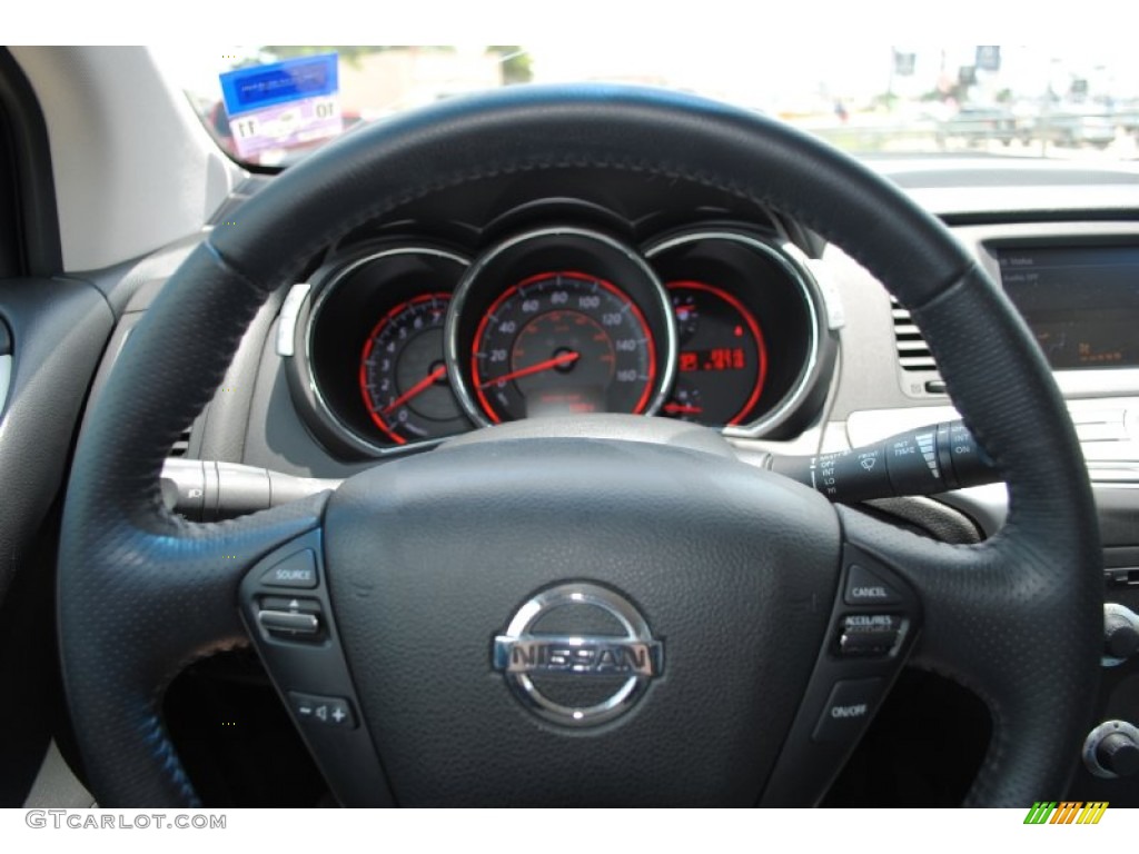 2010 Murano SL - Brilliant Silver Metallic / Black photo #21