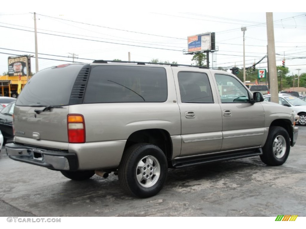 2003 Suburban 1500 LT - Light Pewter Metallic / Tan/Neutral photo #9